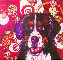 painting - 'The Year of the Dog'